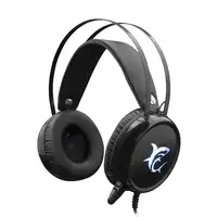 White Shark MARGAY auricular y casco Auriculares Alámbrico Juego Negro