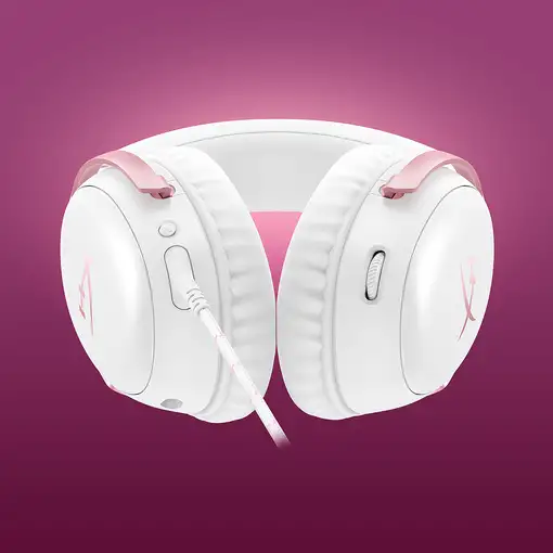 HyperX Cloud III - Auriculares gaming (blancos/rosas)