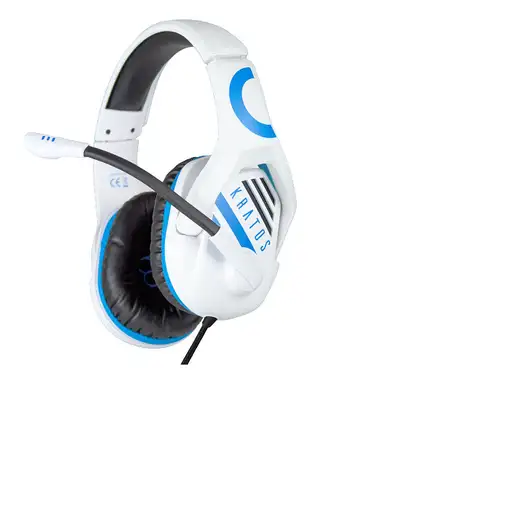 Blade Kratos Auriculares Alámbrico Diadema Juego Azul, Blanco