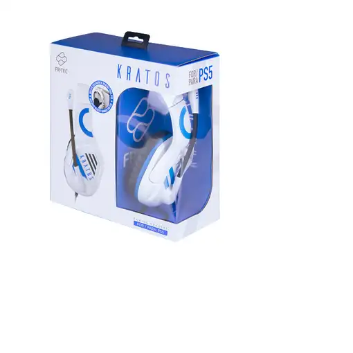 Blade Kratos Auriculares Alámbrico Diadema Juego Azul, Blanco