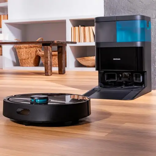 Cecotec Conga 15090 SpinArm Home&Wash Negro, Plata