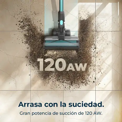 Cecotec Aspirador vertical BLDC Conga Rockstar 2500 Thunder Powerhead