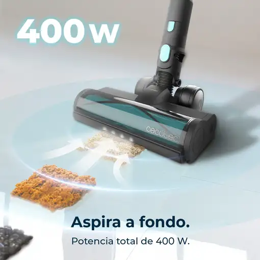 Cecotec Aspirador vertical BLDC Conga Rockstar 2500 Thunder Powerhead