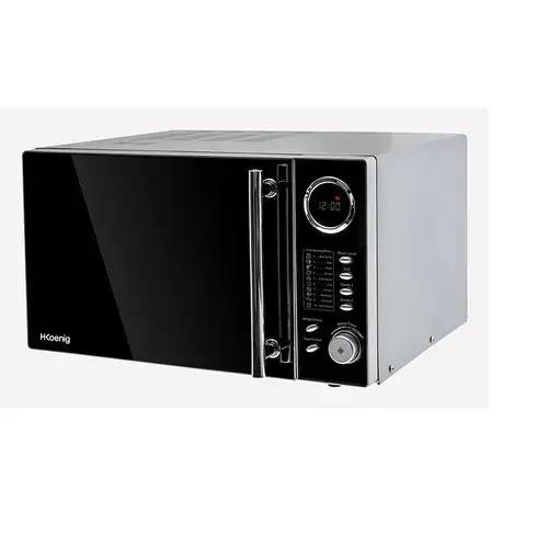 H.Koenig VIO9 Acero inoxidable, Negro Microondas con grill Encimera 25 L 900 W