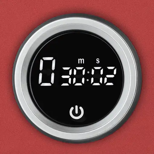 WËASY KM124 batidora Batidora de varillas 800 W Plata, Rojo