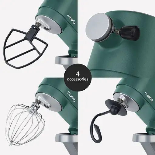 WËASY KM128 batidora Batidora de varillas 800 W Plata, Verde