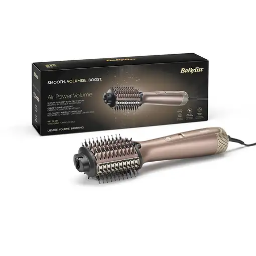 BaByliss Air Power Volume Cepillo de aire caliente Airflow Champán 1000 W