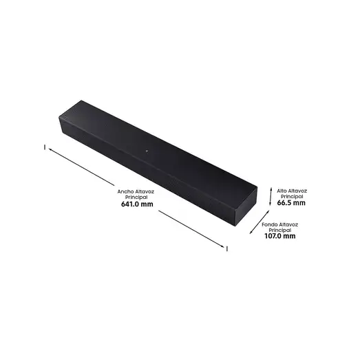 Samsung Barra de sonido B400F Serie B 2.0 con woofer y Dolby 2.0 2025