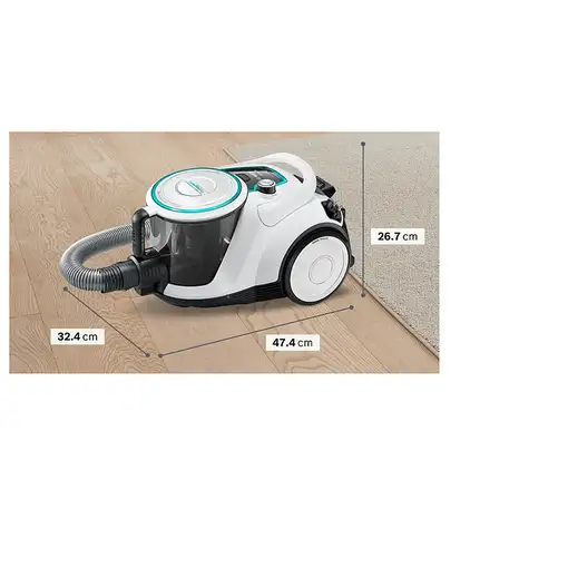 Bosch Serie 6 BGC41XHYG aspiradora 2,4 L Aspiradora cilíndrica Secar 700 W