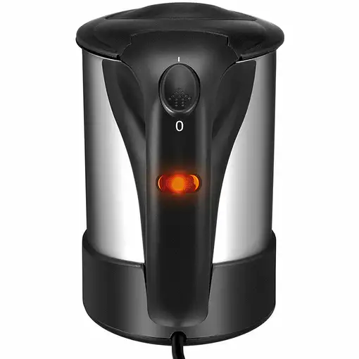 Unold 18575 tetera eléctrica 0,5 L 1000 W Negro, Acero inoxidable