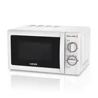 Haeger MW-70W.006A microondas Negro Solo microondas Encimera 20 L 700 W