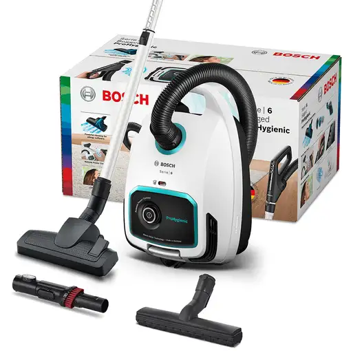 Bosch Serie 6 BGL6HYG1 aspiradora 4,5 L Aspiradora cilíndrica Secar 600 W