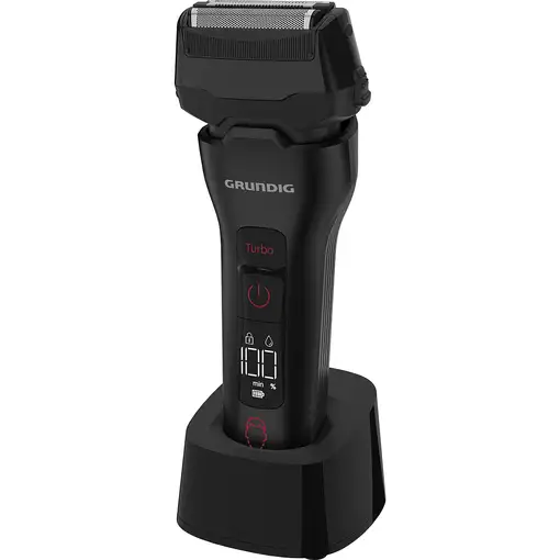 Grundig MS 9330 Máquina de afeitar de láminas Recortadora Negro, Rojo