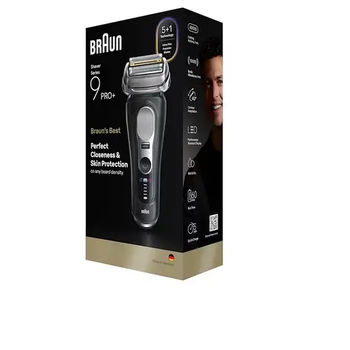 Braun Series 9 Pro+ 9600s Máquina de afeitar de láminas Recortadora Negro