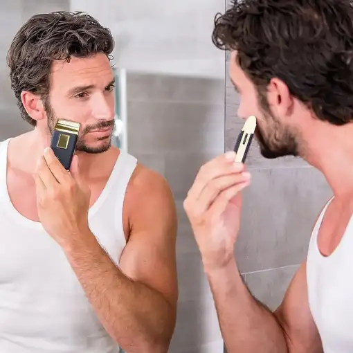 Wahl 07057-016 afeitadora Máquina de afeitar de láminas Recortadora Negro, Oro