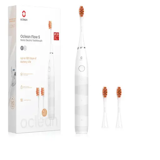 Oclean Flow S Adulto Cepillo dental sónico Naranja, Blanco