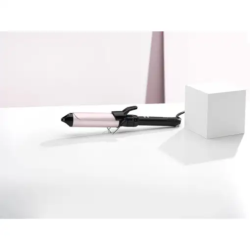 BaByliss Pro 180 38mm Rizador de pelo Caliente Negro, Rosa 1,8 m