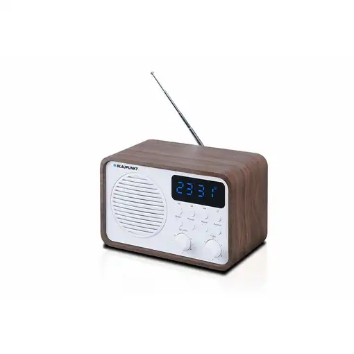 Blaupunkt PP7BT radio Portátil Analógico y digital Blanco, Madera