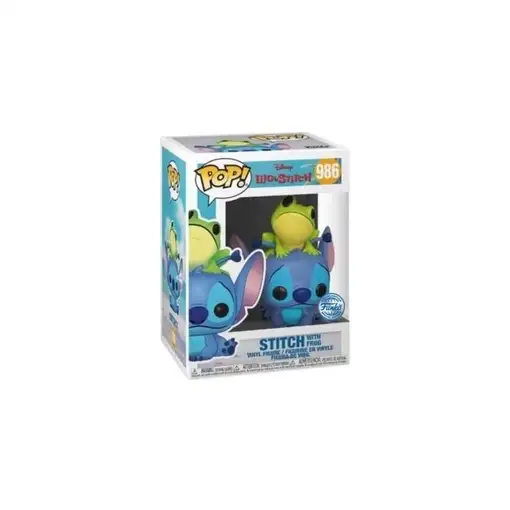 Figura Funko Pop! Disney Lilo y Stitch Stitch con rana Modelo 986 | 51795