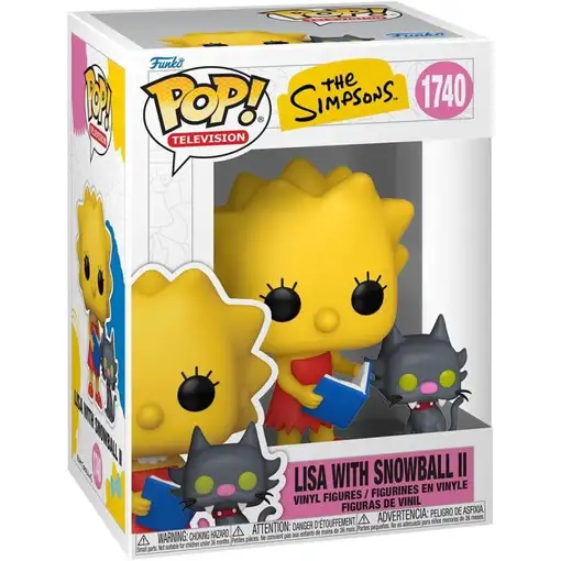 Figura Funko Pop! Los Simpsons Lisa con Bola de Nieve Modelo 1740 | 86409