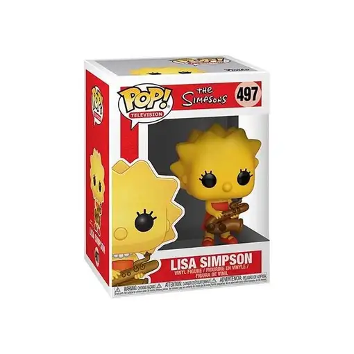 Figura Funko Pop! Televisión Los Simpsons Lisa Simpson Modelo 497 | 33877