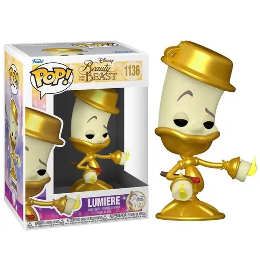 Figura Funko Pop! Disney La Bella y La Bestia Lumiere Modelo 1136 | 57586