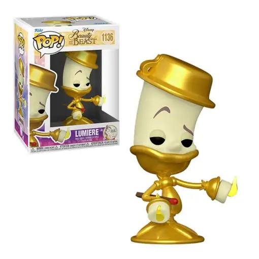 Figura Funko Pop! Disney La Bella y La Bestia Lumiere Modelo 1136 | 57586