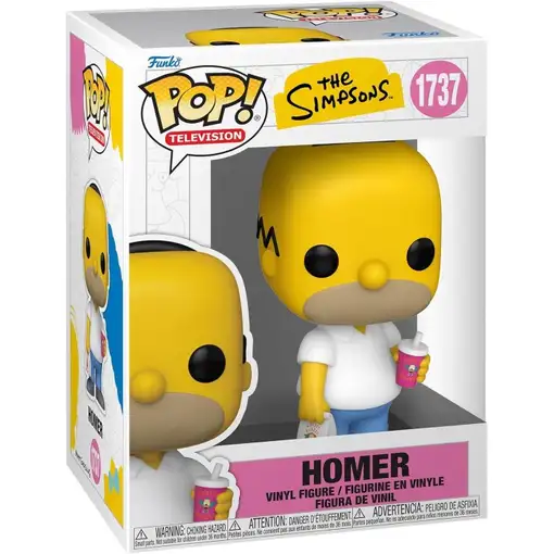 Figura Funko Pop! Los Simpsons Homer Modelo 1737 | 86406