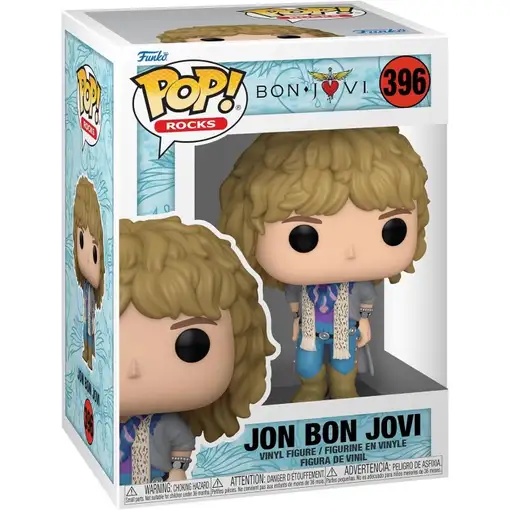 Figura Funko Pop! Rocks Bon Jovi Jon Bon Jovi Modelo 396 | 79707