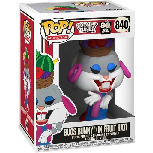 Figura Funko Pop! Looney Tunes Bugs Bunny con Sombrero de Fruta 840 | 49161