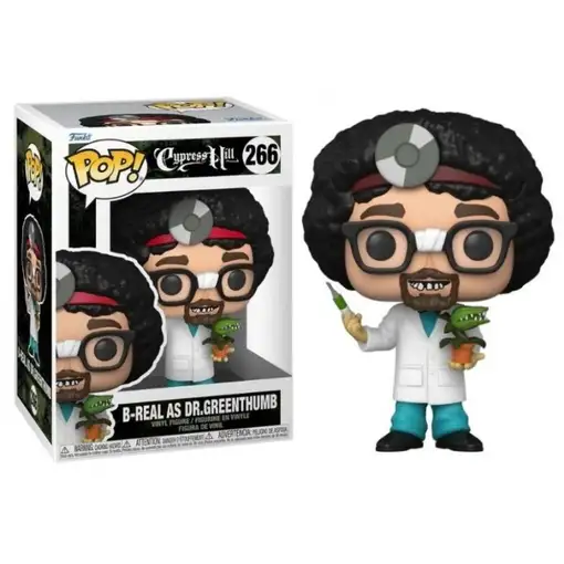 Figura Funko Pop! Cypress Hill B-Real como Dr. Greenthumb Modelo 266 | 61442