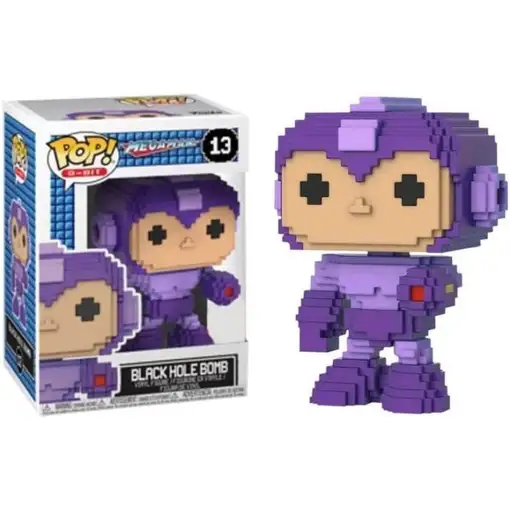 Figura Funko Pop! Mega Man Black Hole 8 Bit Modelo 13 | 33334