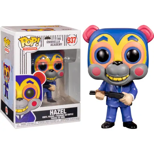 Figura Funko Pop! Televisión Umbrella Academy Hazel con máscara Modelo 937 | 45055