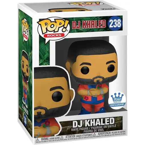 Figura Funko Pop! Rocks DJ Khaled Modelo 238 | 57233 Edición Exclusiva