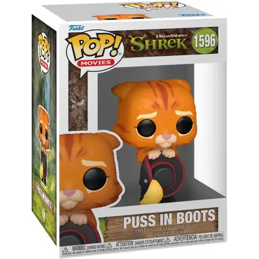 Figura Funko Pop! Películas Shrek Gato con Botas Modelo 1596 | 81175