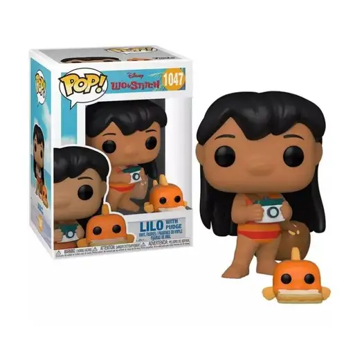 Figura Funko Pop! Disney Lilo y Stitch Lilo con Pudge Modelo 1047 | 55621