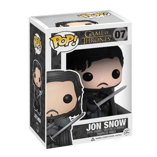 Figura Funko Pop! Series Juego de Tronos Jon Snow Modelo 07 | 03090