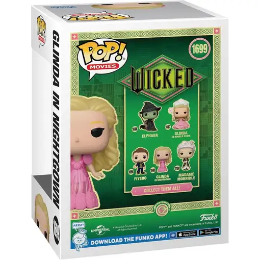 Figura Funko Pop! Películas Wicked Glinda en Camisón Modelo 1699 | 79750