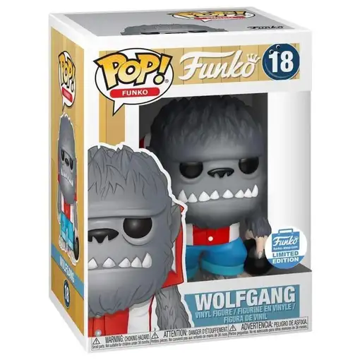 Figura Funko Pop! Funko Wolfgang Modelo 18 | 38496 Edición Limitada