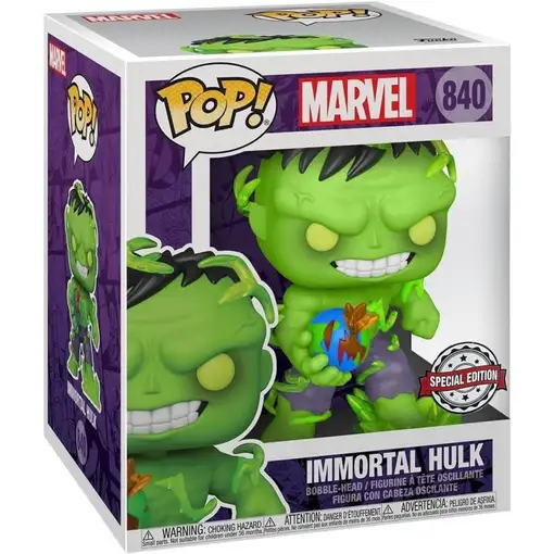 Figura Funko Pop! Marvel Inmortal Hulk Modelo 840 | 55638 Edición Especial