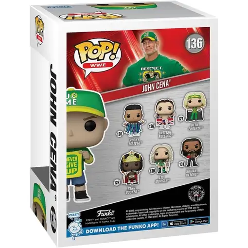Figura Funko Pop! WWE T20 John Cena Never Give Up Modelo 136 | 72284