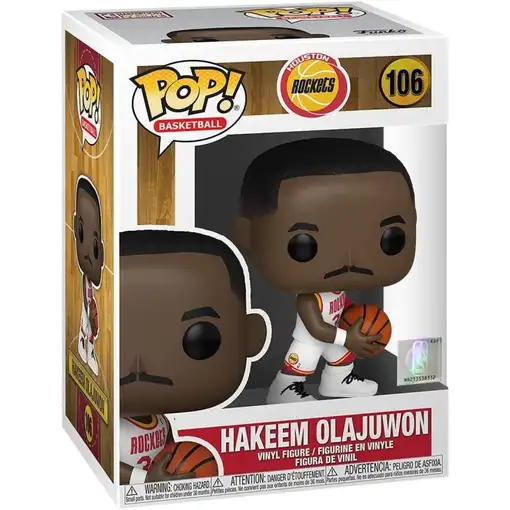 Figura Funko Pop! Baloncesto Rockets Hakeem Olajuwon Modelo 106 | 55219