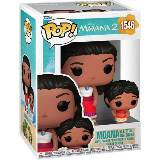 Figura Funko Pop! Disney Vaiana 2 Moana y Simea Modelo 1546 | 79736
