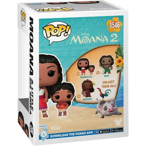 Figura Funko Pop! Disney Vaiana 2 Moana y Simea Modelo 1546 | 79736