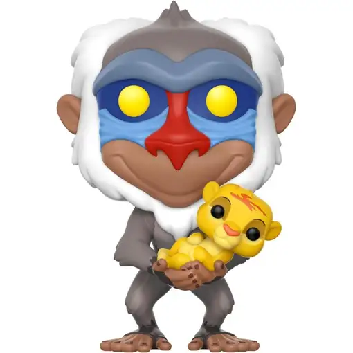 Figura Funko Pop! Disney Rafiki con Simba Modelo 301 | 20095