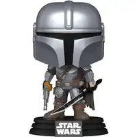 Figura Funko Pop! Star Wars The Mandalorian con Sable Oscuro Modelo 663 | 76550