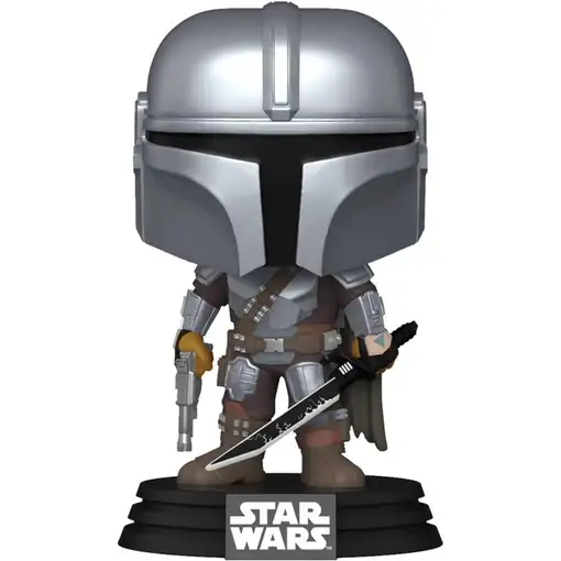 Figura Funko Pop! Star Wars The Mandalorian con Sable Oscuro Modelo 663 | 76550