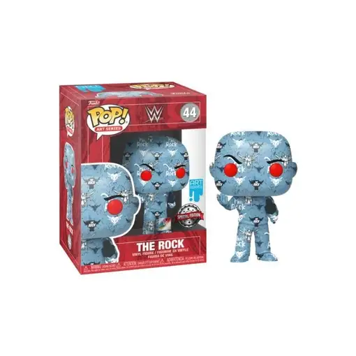 Figura Funko Pop! WWE The Rock Modelo 44 | 59560 Edición Especial Art Series