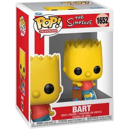 Figura Funko Pop! Televisión Los Simpsons Bart Modelo 1652 | 80071