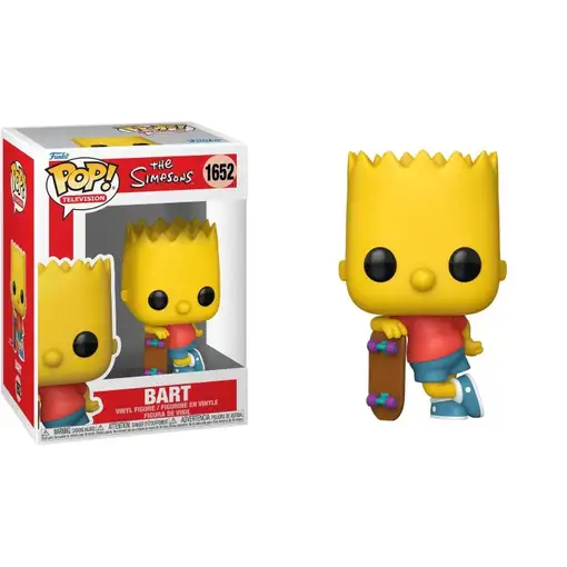 Figura Funko Pop! Televisión Los Simpsons Bart Modelo 1652 | 80071